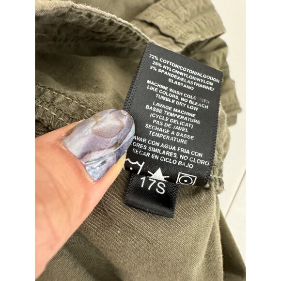 Women's Tan Cargo Capris - Picture 11 of 12